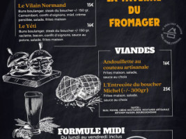 La Taverne Du Fromager menu