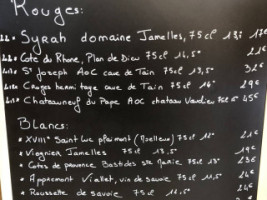 La Grange Des Mélèzes menu