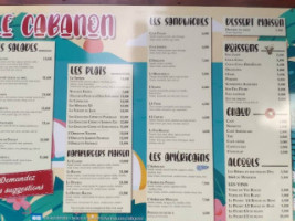 Le Point De Vue 2 Cabanon menu