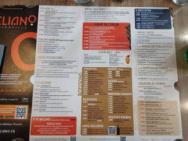 Beliano menu