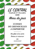 Le Central menu