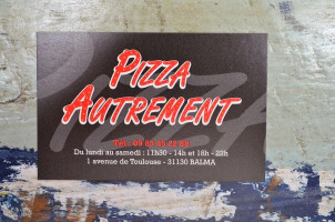 Pizza Autrement menu