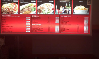 Kebab Bayon menu