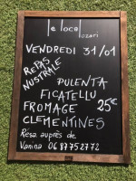 Le Local menu