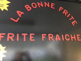 La Bonne Frite menu