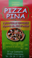 Pizza Pina menu