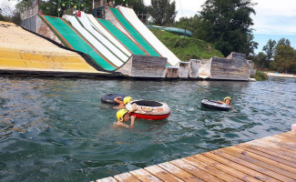 Water Jump Ô Kiri Baudreix outside