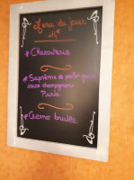 Le Péché Mignon menu