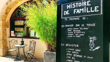 Histoire De Famille menu