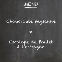 Le Relais De Poulainville menu