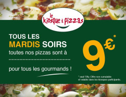 Le Kiosque à Pizzas menu