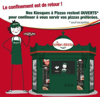 Le Kiosque à Pizzas menu