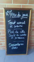 Le Tilleul menu