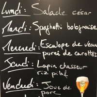 Le St Trop menu