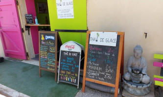 Thaï De Glace menu