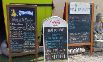 Thaï De Glace menu