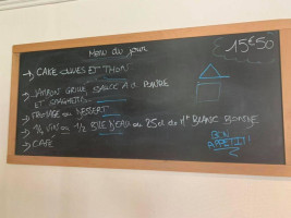 Auberge Du Suran menu