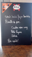 Le Montmidi menu