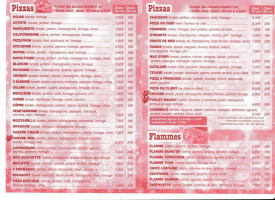 Maggic Pizza menu