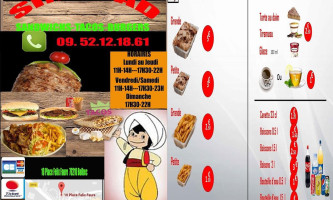 Sindbad menu