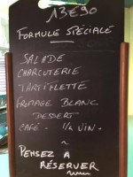 L'escale menu