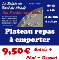 Le Relais Du Bout Du Monde menu