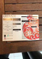 Traiteur Grenade menu