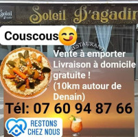 Le Soleil D'agadir menu