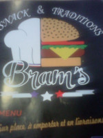 Bram's Snack Et Traditions menu