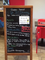 Cap à L'ouest menu