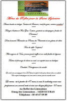 Au Reflet Des Limousines menu