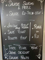 Le Paris Ocean menu