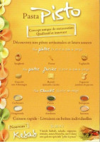 Pizza Pisto menu