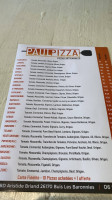 Paul Pizza menu