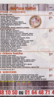 Star Pizza menu