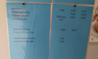 Fritenord menu