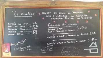 La Kantina Cafe Resto menu