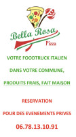 Pizzabellarosa Food Truck Cuisine Italienne menu