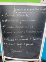 Les Copains D Abord menu