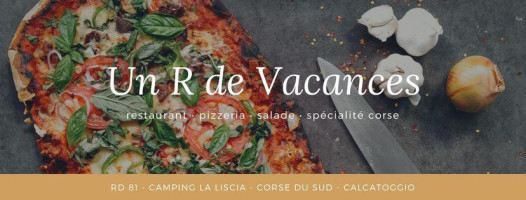 Un R De Vacances menu