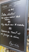 Le Bistrot du Tigre menu