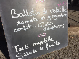 La Boule De Neige menu