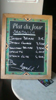 Cafe De France menu