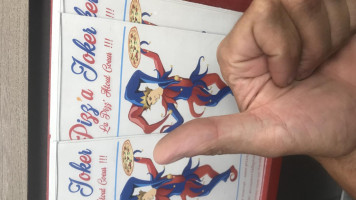 Pizz'a Joker menu