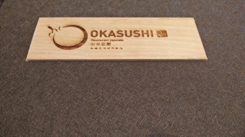 Okasushi menu