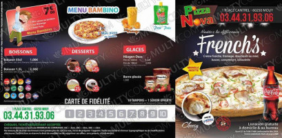 Pizza Nova menu