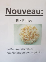 Le Pamukkale menu