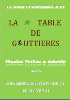 La Table De Gouttieres menu