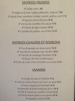 La Table De Pierre menu