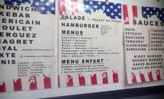 O Bon Kebab menu